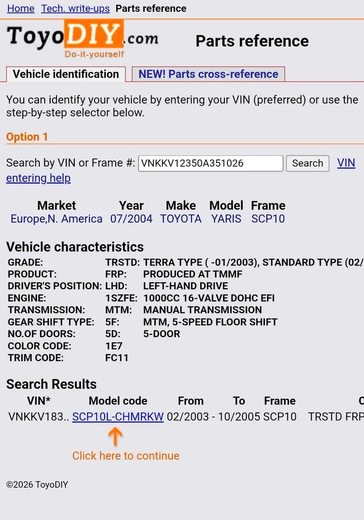 Toyota Vitz Yaris 2004 Manual – photo 8