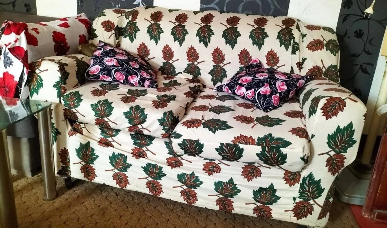 Floral Fabric Sofa Set – photo 3