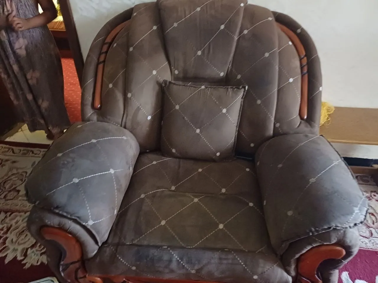 Modern Fabric Sofa Set – photo 3