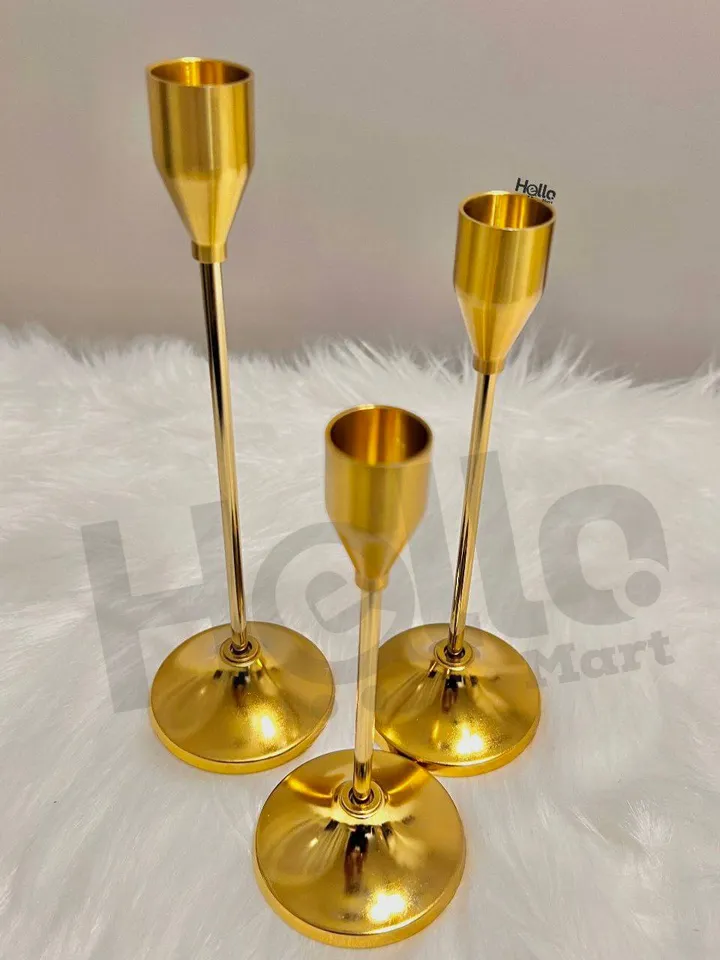 Gold Candle Holder Set – photo 3