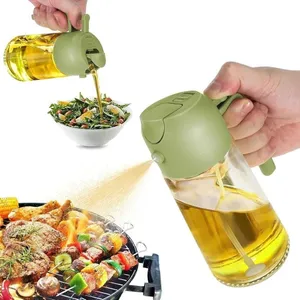 2in1 Oil Spray and Dispenser Bottle 600ml