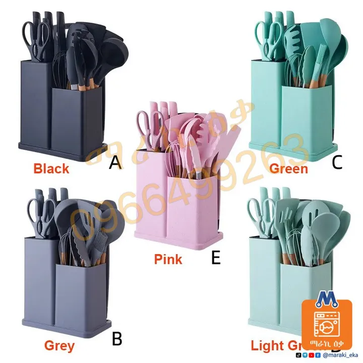 19-Piece Silicone Kitchenware Set – photo 4