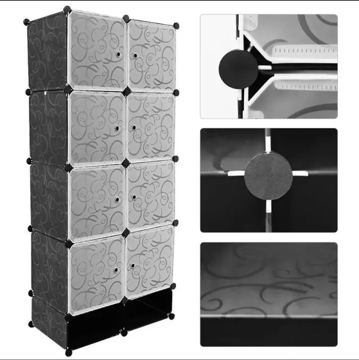 Plastic Metal Cubic Cloth Cabinet – photo 3