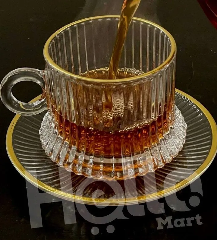 Quality Glass Tea Cup Set – photo 3