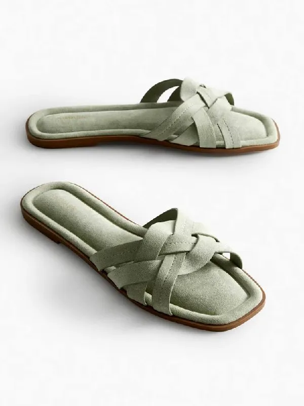Primark Suede Weave Sandals – photo 3