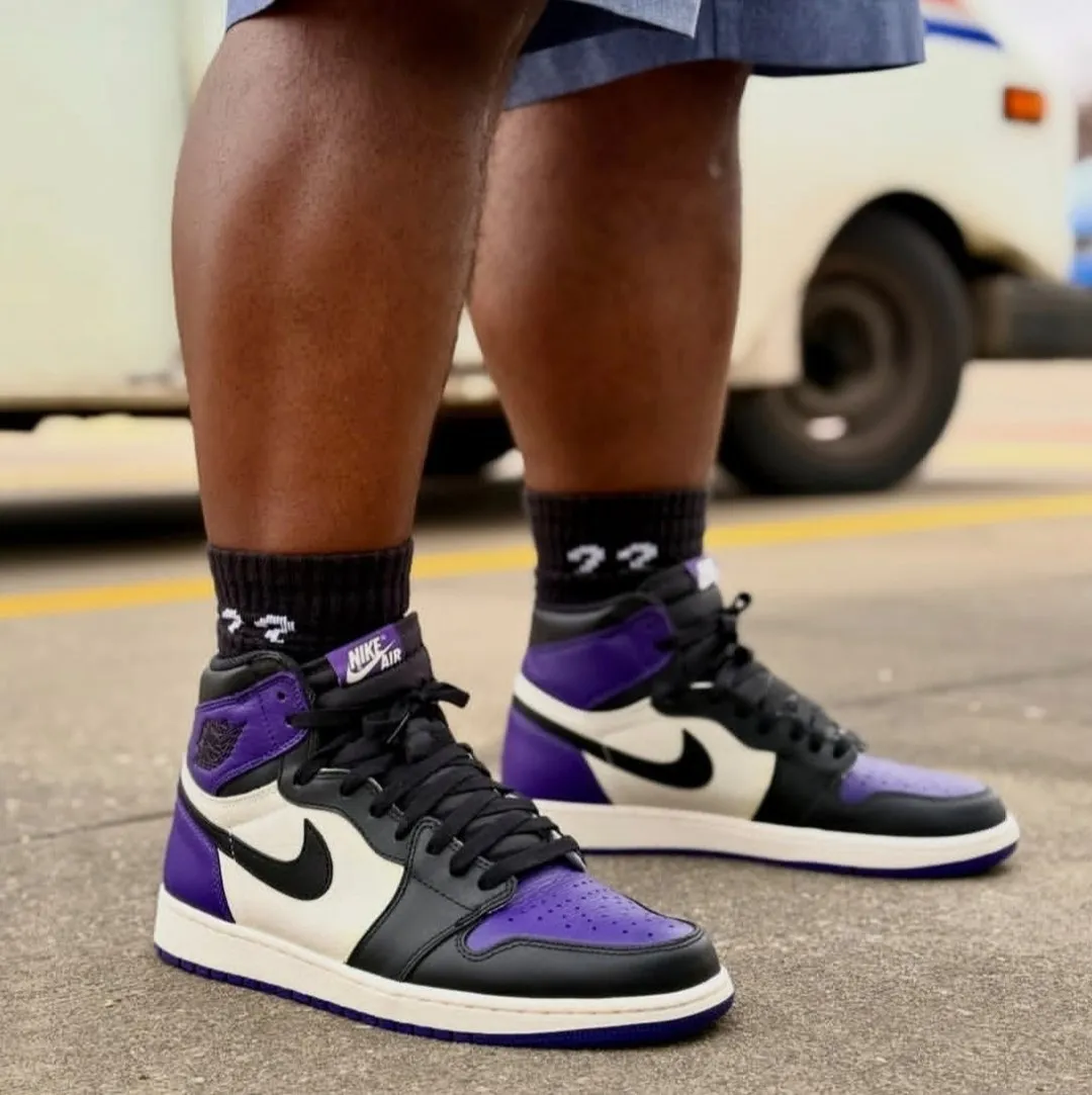 Nike Air Jordan 1 Court Purple High – photo 3