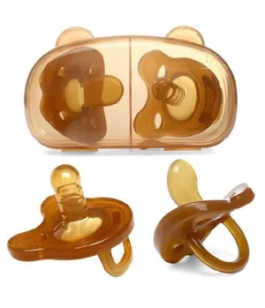 Baby Silicone Pacifier Set With Cute Storage Box