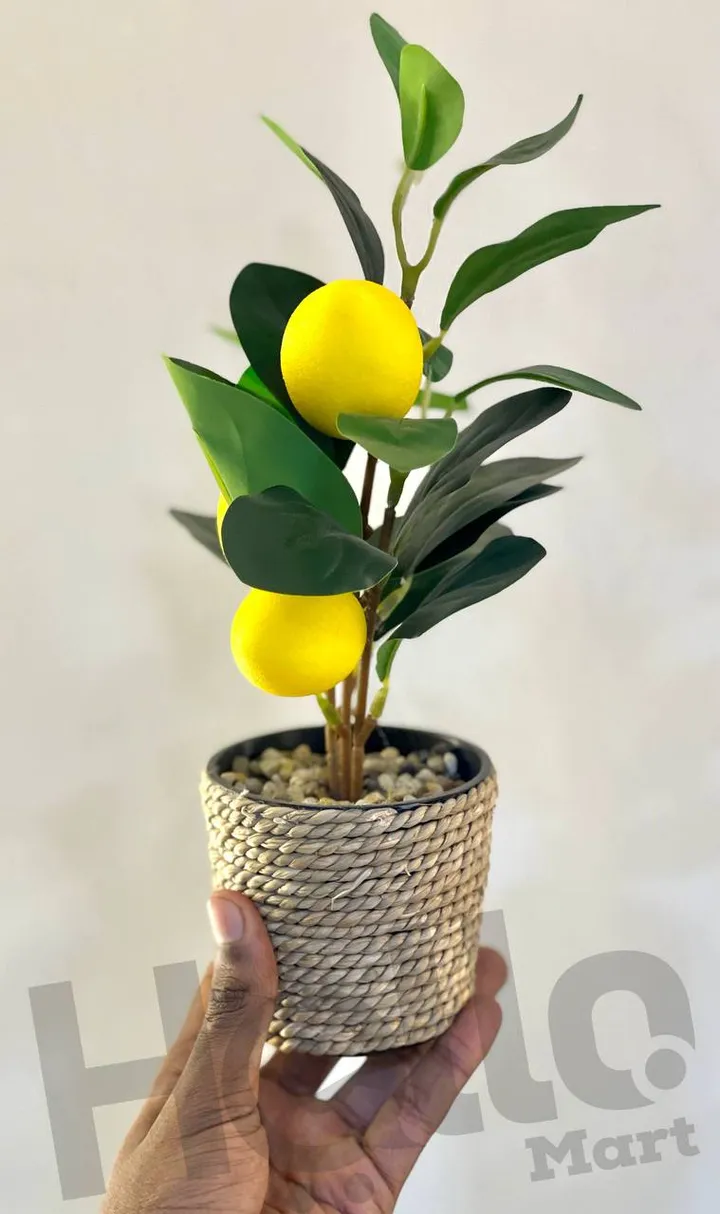 Decorative Artificial Lemon Plant – photo 3