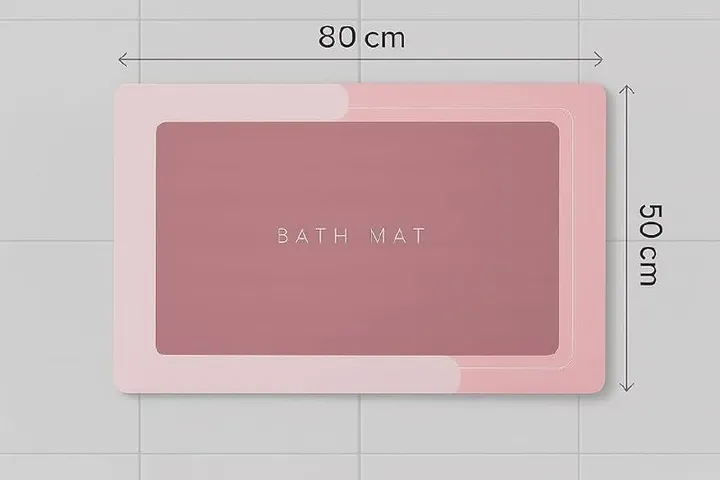Modern Diatom Mud Bathroom Mat – photo 3