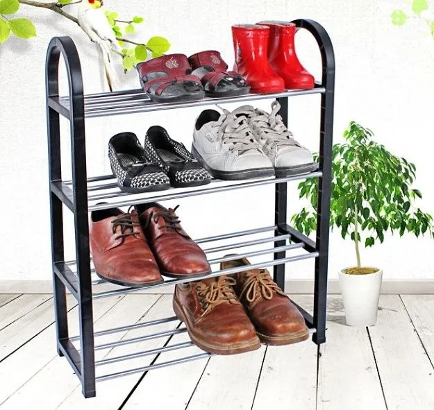 4-Tier Stainless Steel Shoe Rack – photo 3
