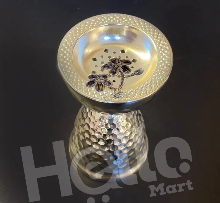 Decorative Silver Incense Burner – photo 3