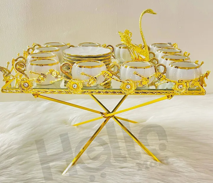 Medium Coffee Cup Set with Stand – photo 3