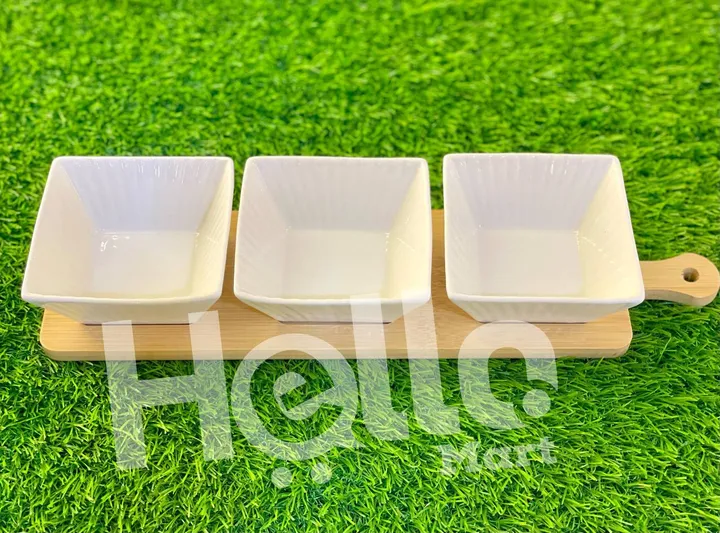 3-Compartment Cookie Snack Serving Set – photo 3