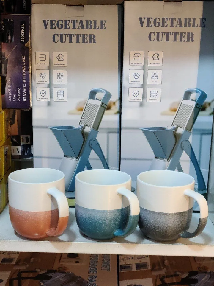 Stoneware Coffee & Tea Cups with Handle – photo 3