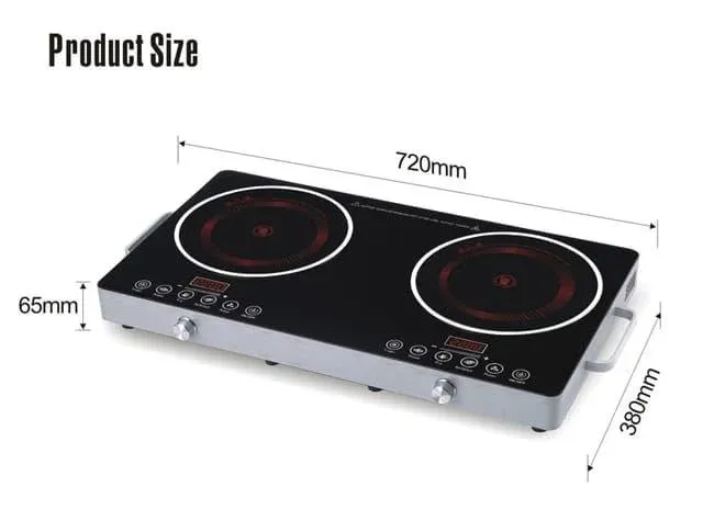Saachi SC-7038 Double Ceramic Stove – photo 3