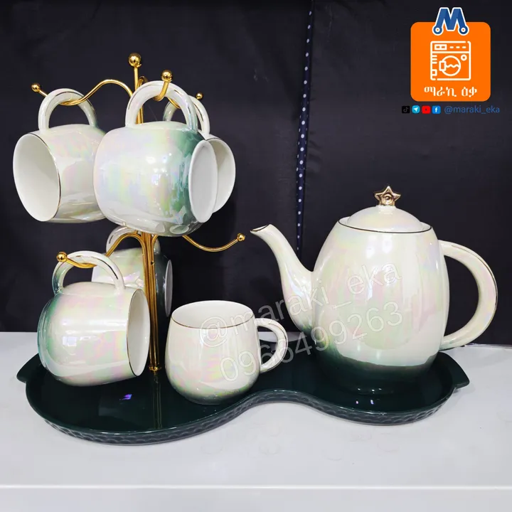 8 Set Ceramic Milk and Tea Serving Set – photo 5