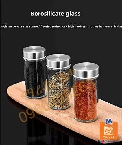 16 Set Spice Carousel Glass Jar Rack – photo 3