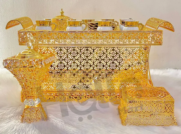 Large Golden Coffee Rekebot Set – photo 3
