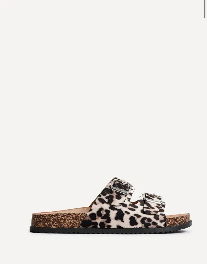 LINZI Leopard Slider Sandals – photo 4