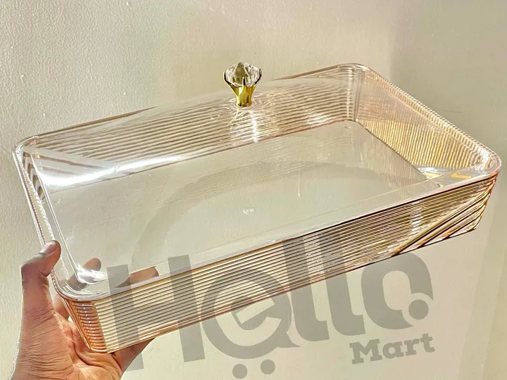 Quality Injera Serving Tray with Lid – photo 3
