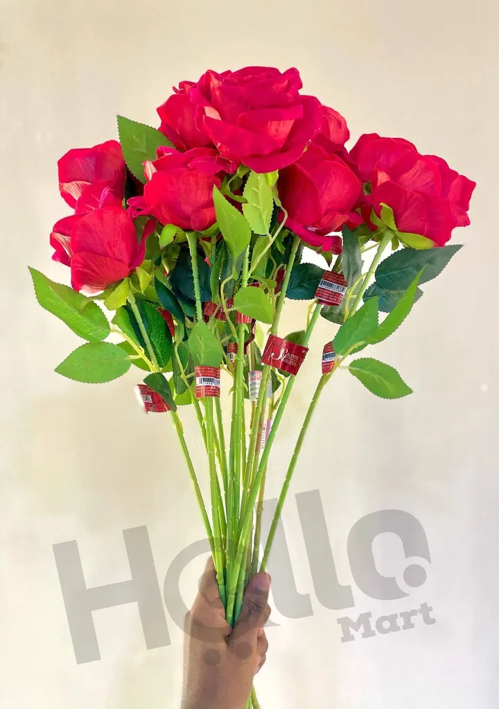 Artificial Red Rose Flowers – photo 3