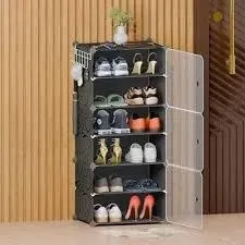 Plastic Cube Shoe Rack 6-Tier – photo 3