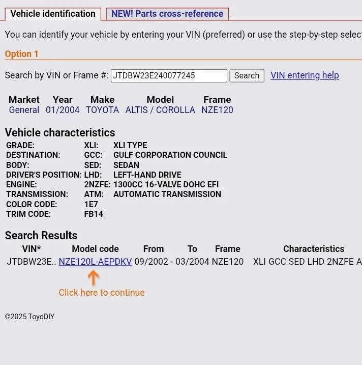 Toyota Corolla 2004 Automatic – photo 8