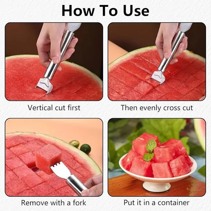 2 in 1 Watermelon Fork Slicer – photo 3