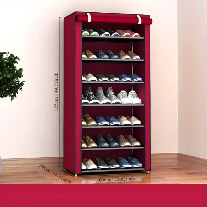 9-Tier Fabric Shoe Rack – photo 3
