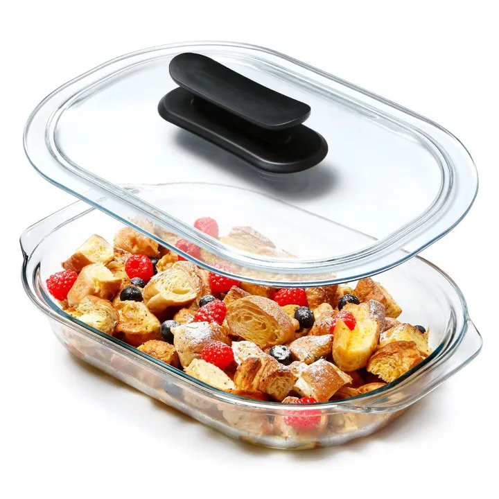 Tempered Glass Oval Bakeware Dish – photo 3