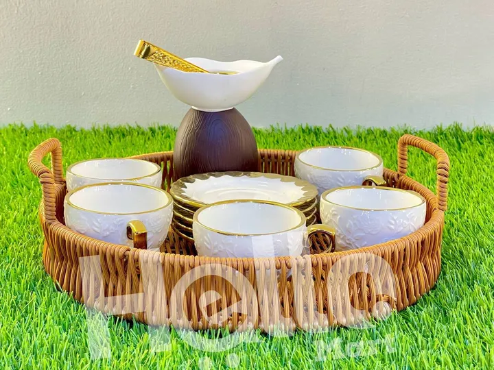Woven Rattan Service Tray – photo 3