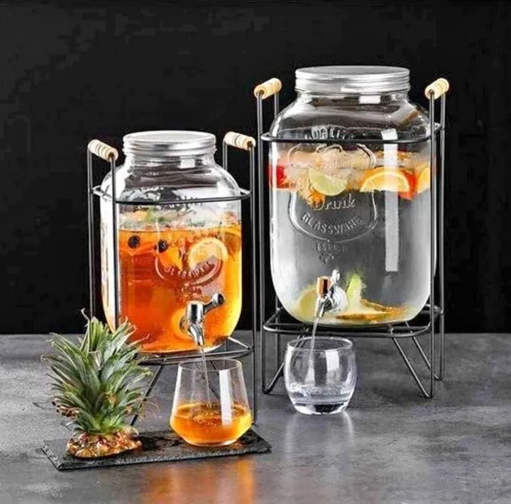 5L Glass Beverage Dispenser – photo 4
