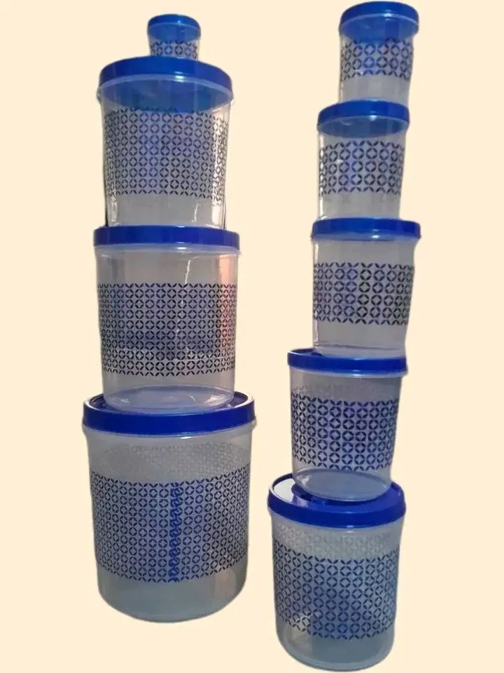 9-Pcs Kitchen Spice Container Set – photo 4