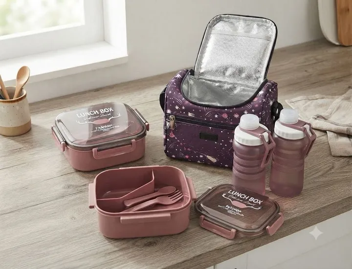 Children's Lunch Set with Bag – photo 3