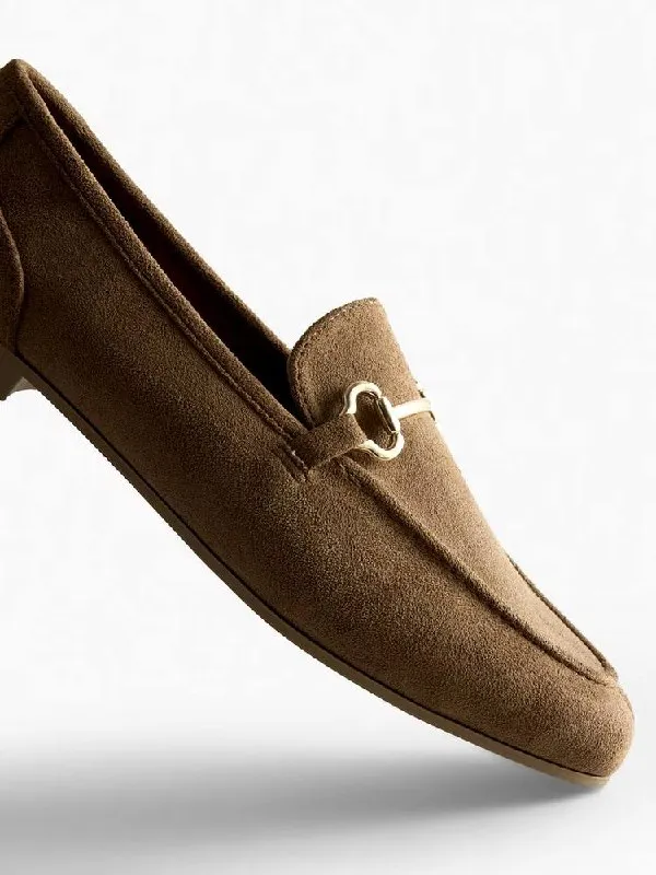 Primark Faux Suede Snaffle Buckle Loafers – photo 4