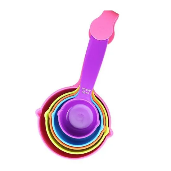 Colorful Nesting Measuring Cups Set – photo 4