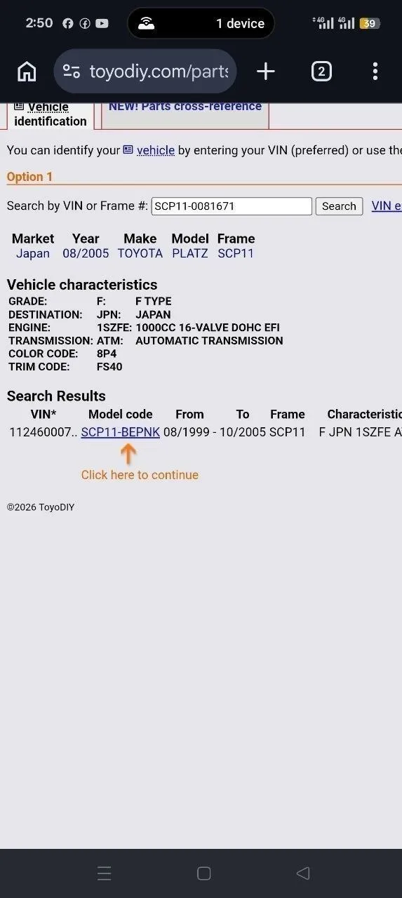 Toyota Platz 2005 Automatic – photo 8
