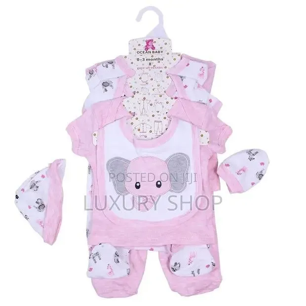 8-Piece Newborn Baby Clothing Set – photo 3