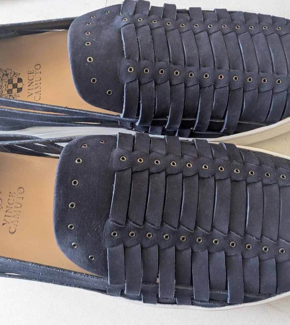 Vince Camuto Woven Leather Moccasins Size 40 – photo 4