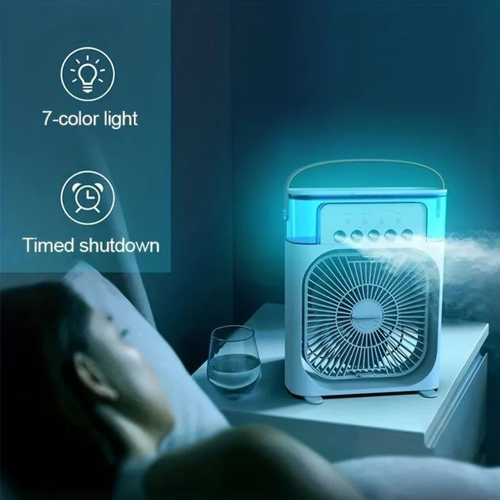 3in1 Air Cooler Fan with LED Humidifier – photo 4