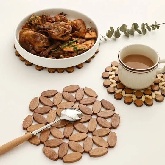 Eco-Friendly Bamboo Trivet Mat – photo 6