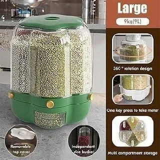 360° Rotating Grain Storage Dispenser – photo 6