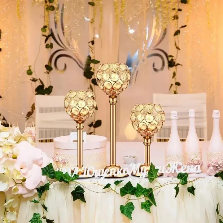 Decorative Triple Candle Holder – photo 3