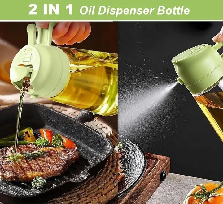 2-in-1 Oil Spray Dispenser Bottle – photo 3