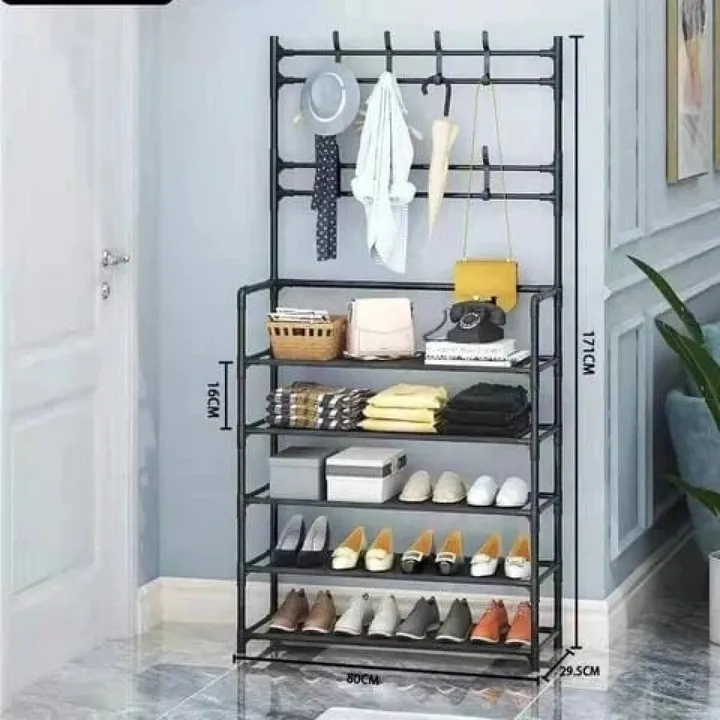 New Simple Floor Shoes Clothes Rack – photo 4