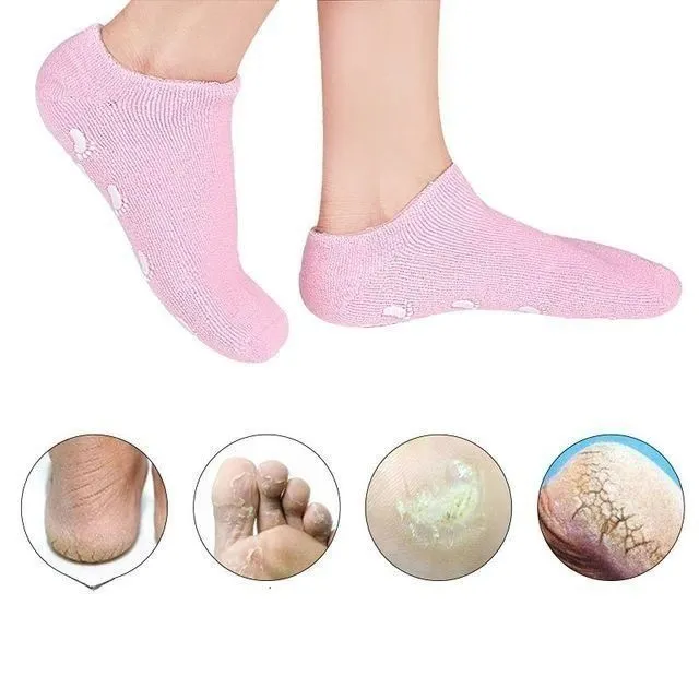 Soft Moisturizing Gel Socks Foot Care – photo 5