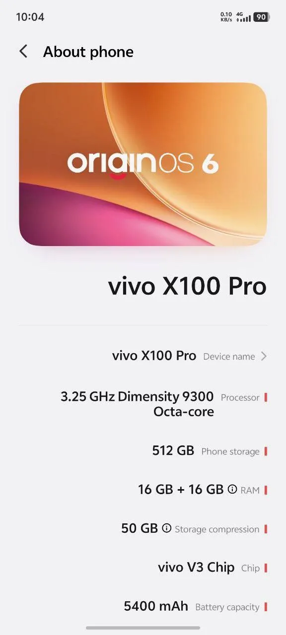 Vivo X100s Pro 512GB 16GB – photo 3