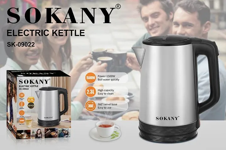 SOKANY Electric Kettle 2.3L – photo 3