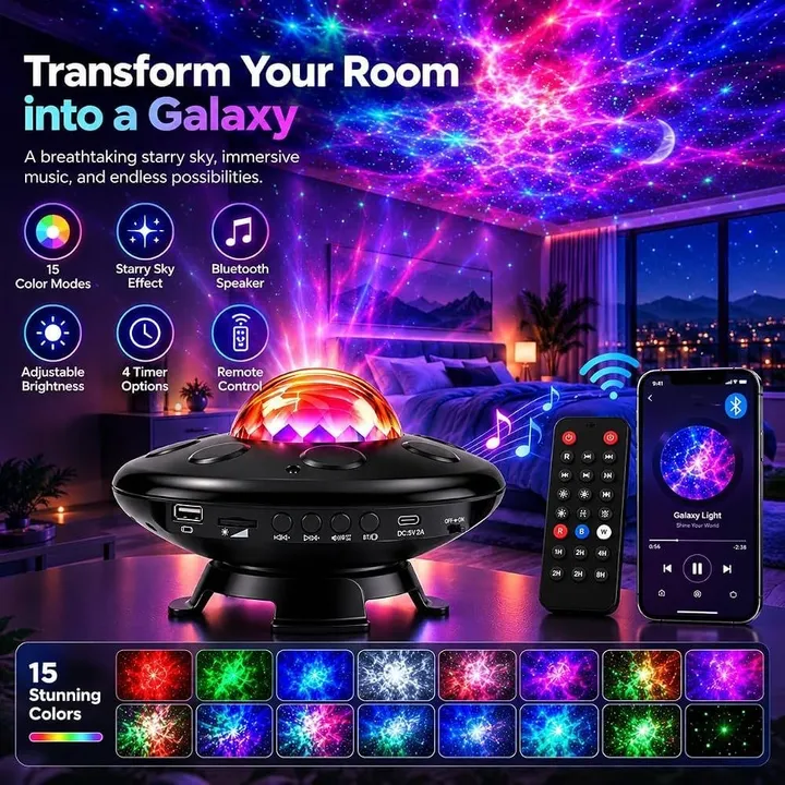 LED Galaxy Projector Light – photo 4