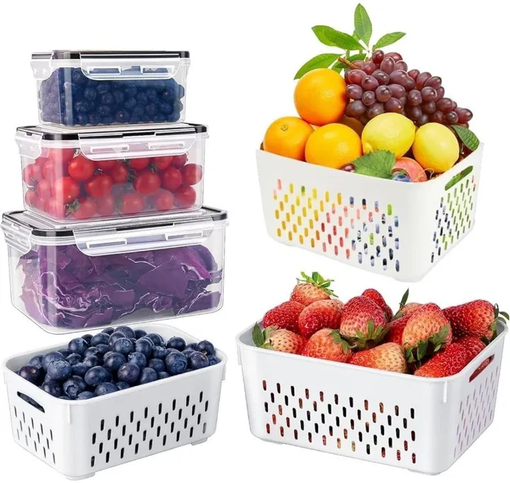 4pcs Fruit Vegetable Meat Storage Boxes – photo 3